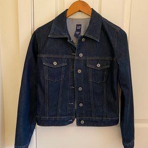 Gap Jean Jacket - Dark Blue Denim, Size Small